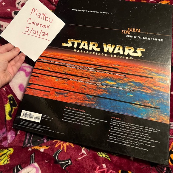 Star Wars Aurra Sing Masterpiece Collection doll with book NIB - Picture 2 of 7